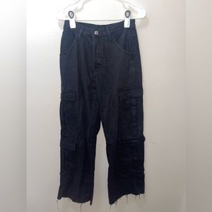 Black cargo pants - Size 2
